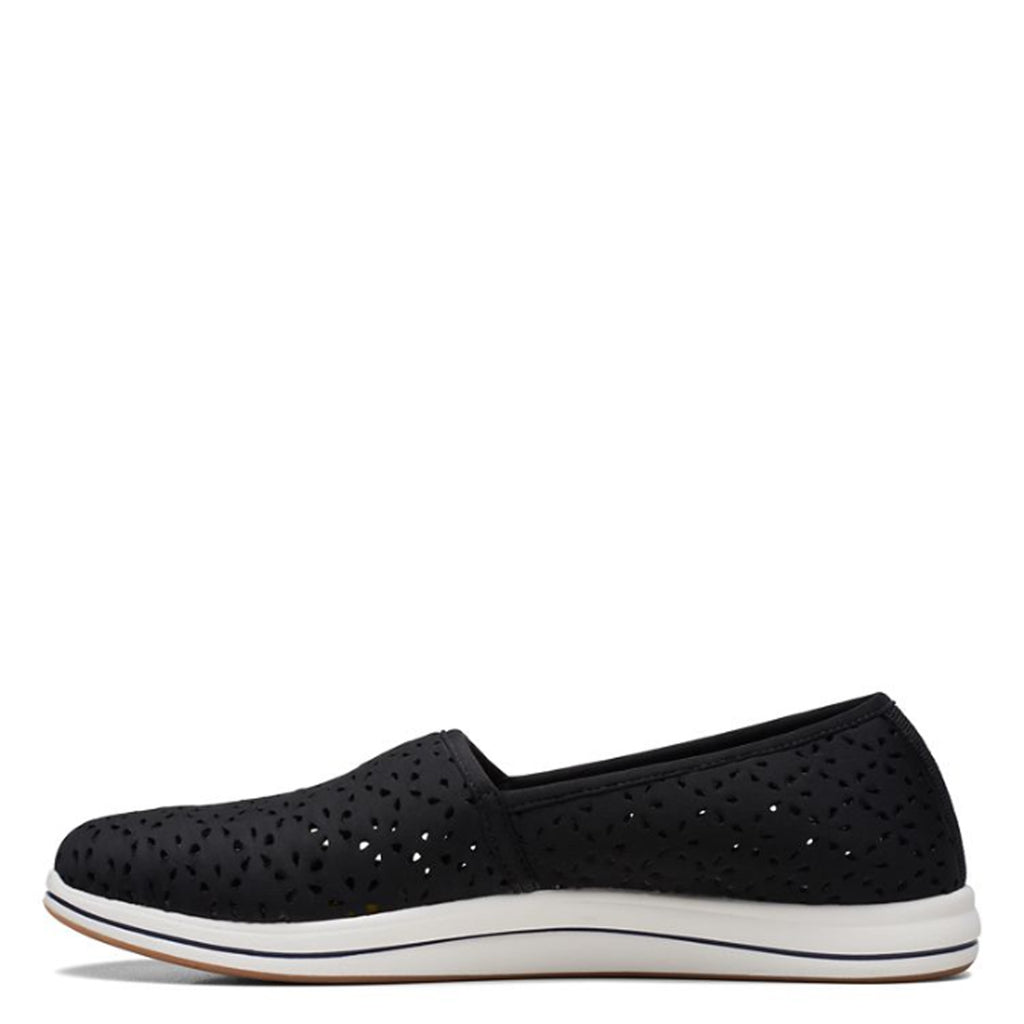 Women's Clarks Breeze Emily Slip-On BLACK 26171370