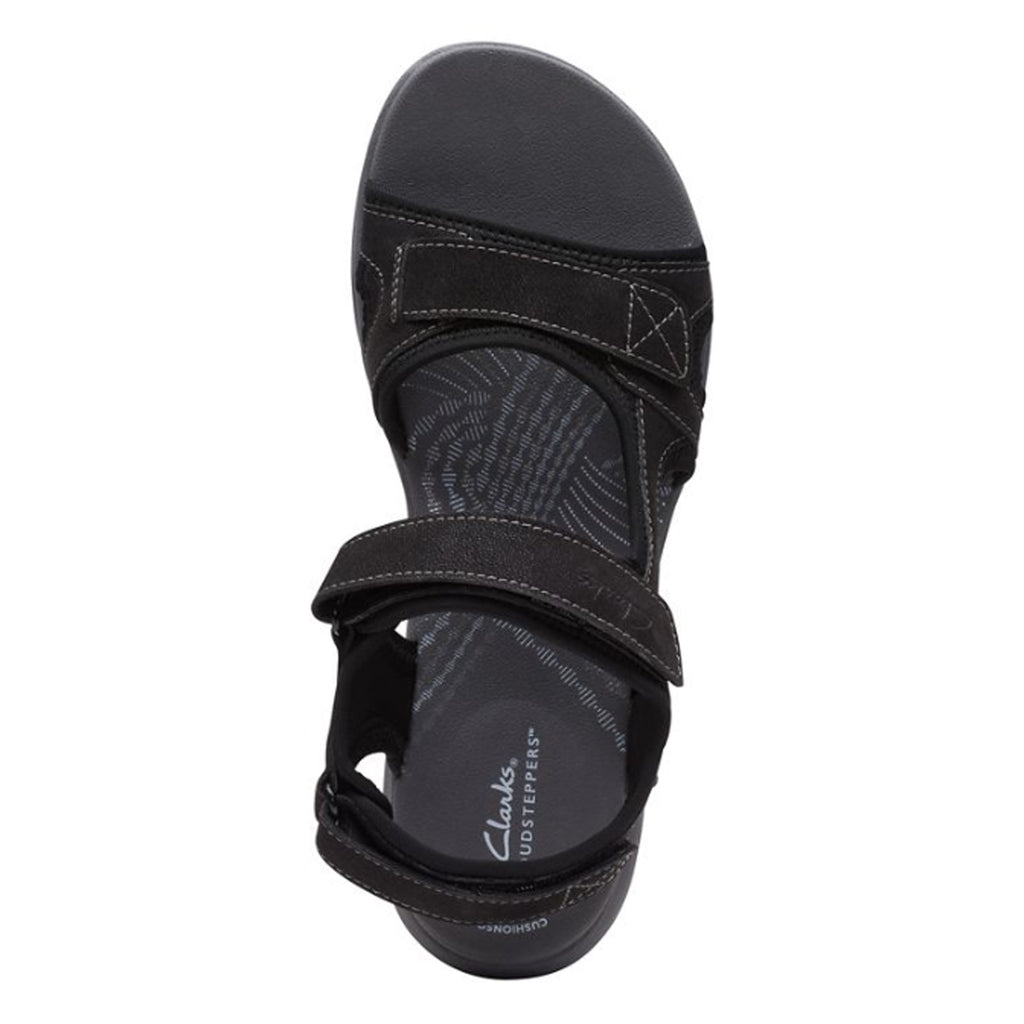 Women's Clarks Mira Bay Sandal BLACK 26171412