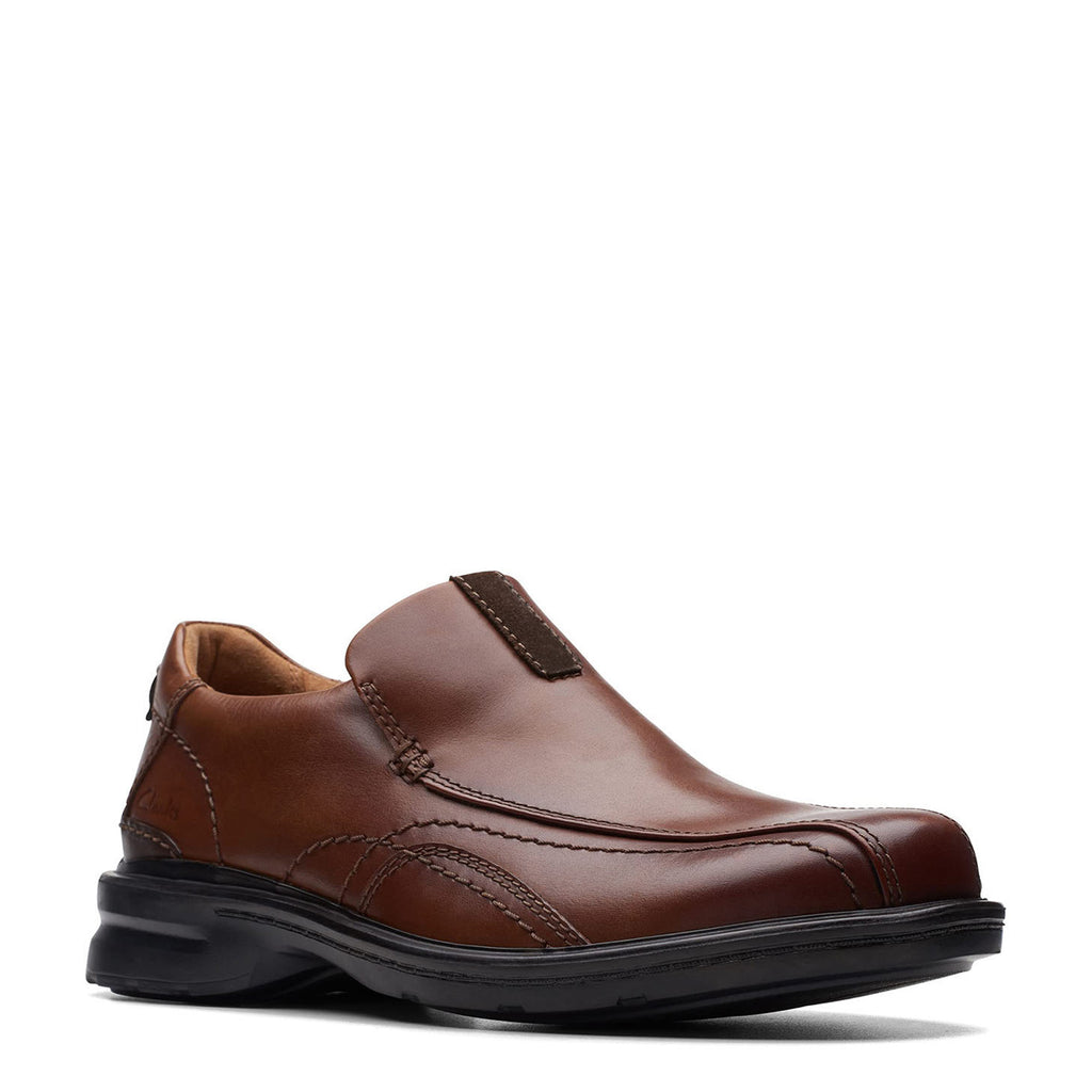 Men's Clarks Gessler Step Slip-On DARK TAN 26171776