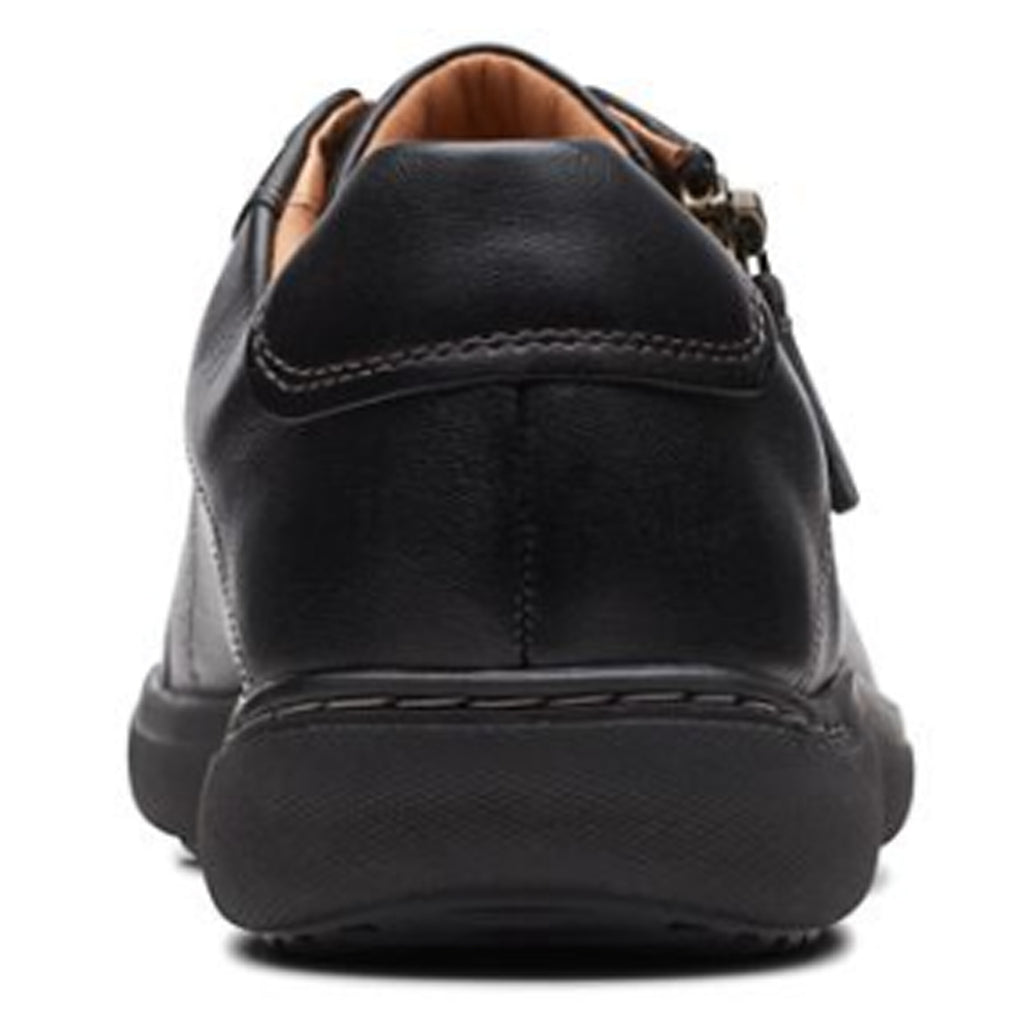 Women's Clarks Nalle Lace Sneaker BLACK SOLID 26171986