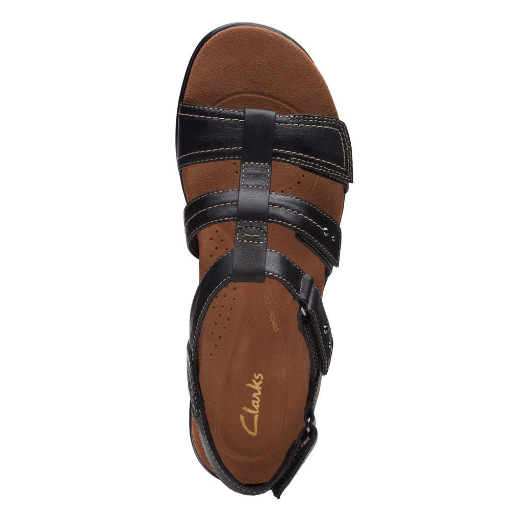 Women's Clarks Kilty Step Sandal BLACK 26172011