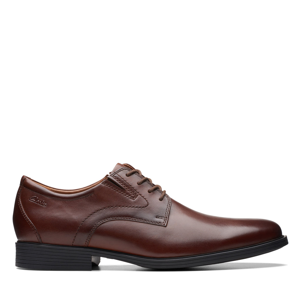 Men's Clarks Whiddon Plain Oxford MAHOGANY 26174473