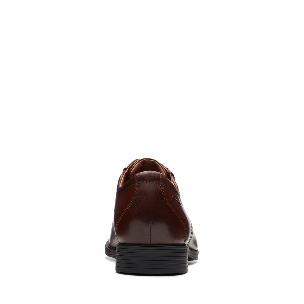 Men's Clarks Whiddon Plain Oxford MAHOGANY 26174473