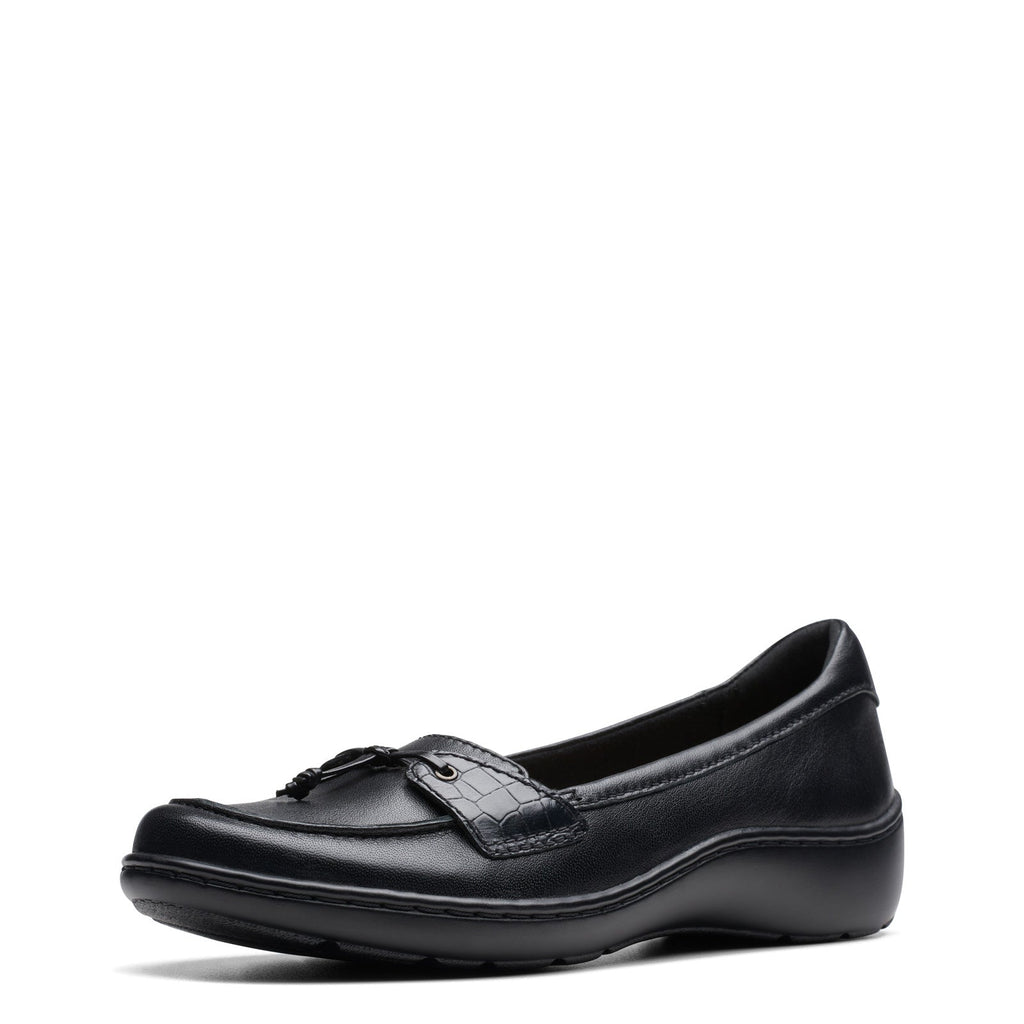 Women's Clarks Cora Haley Slip-On BLACK 26174486