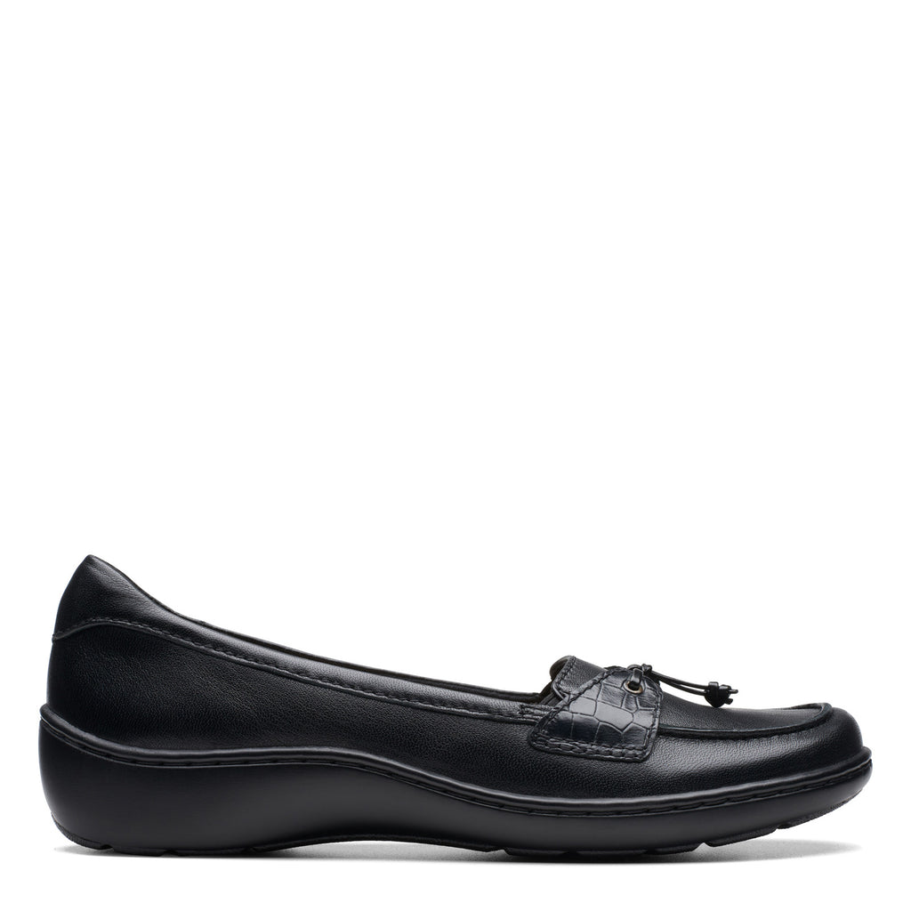 Women's Clarks Cora Haley Slip-On BLACK 26174486
