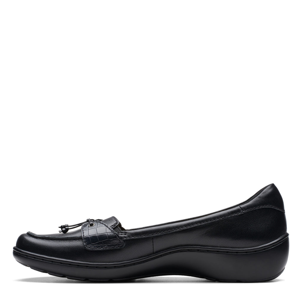 Women's Clarks Cora Haley Slip-On BLACK 26174486