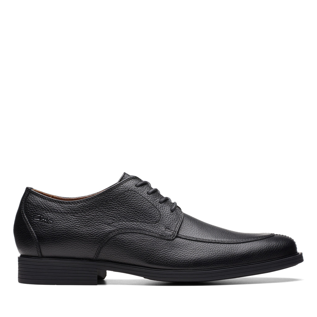 Men's Clarks Whiddon Apron Oxford BLACK TUMBLED 26174569