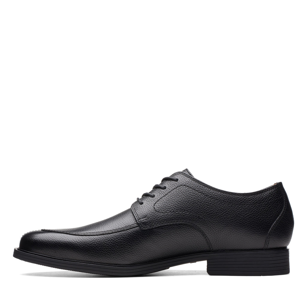 Men's Clarks Whiddon Apron Oxford BLACK TUMBLED 26174569