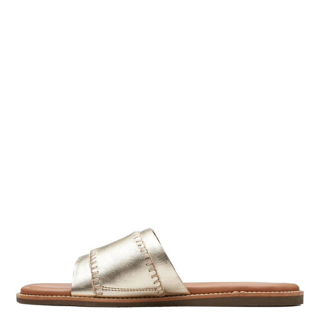 Women's Clarks Martime Mule Sandal CHAMPAGINE 26176400