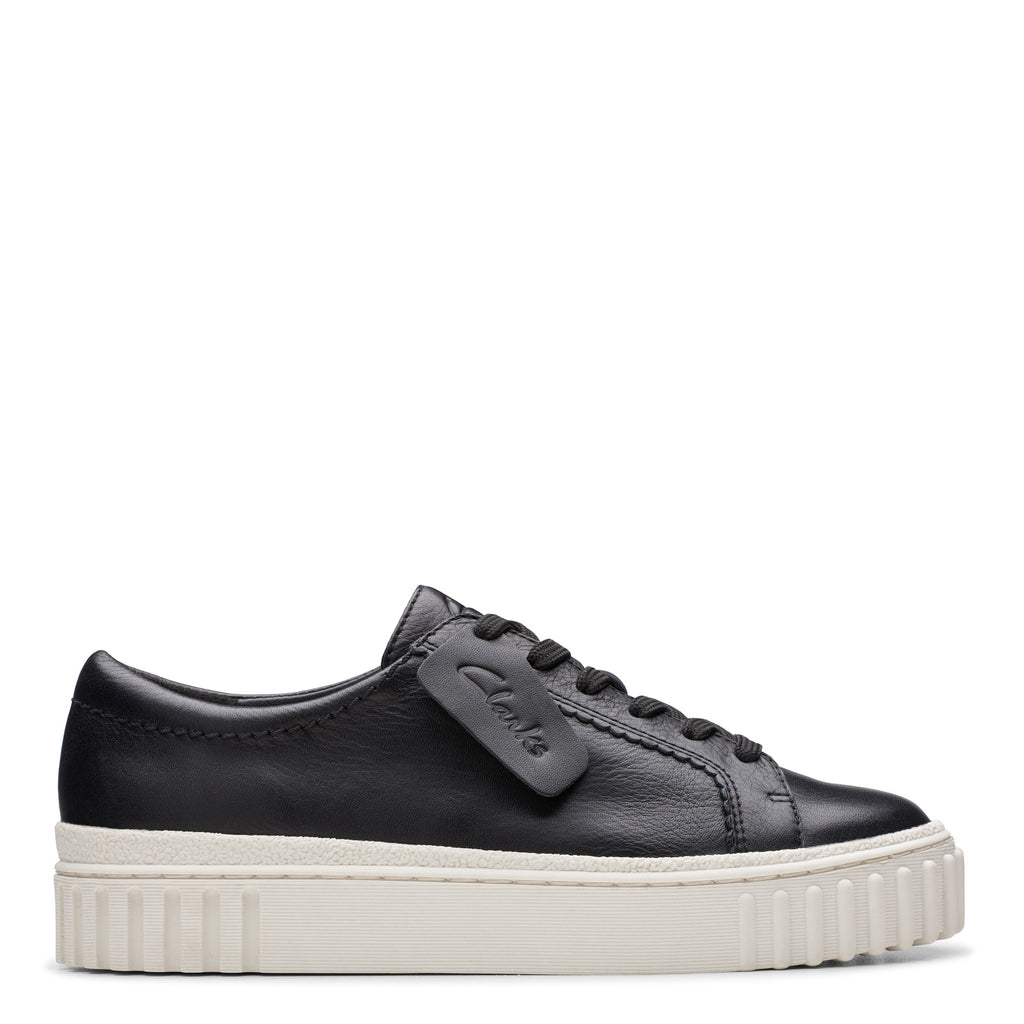 Women's Clarks Mayhill Walk Sneaker BLACK 26176436