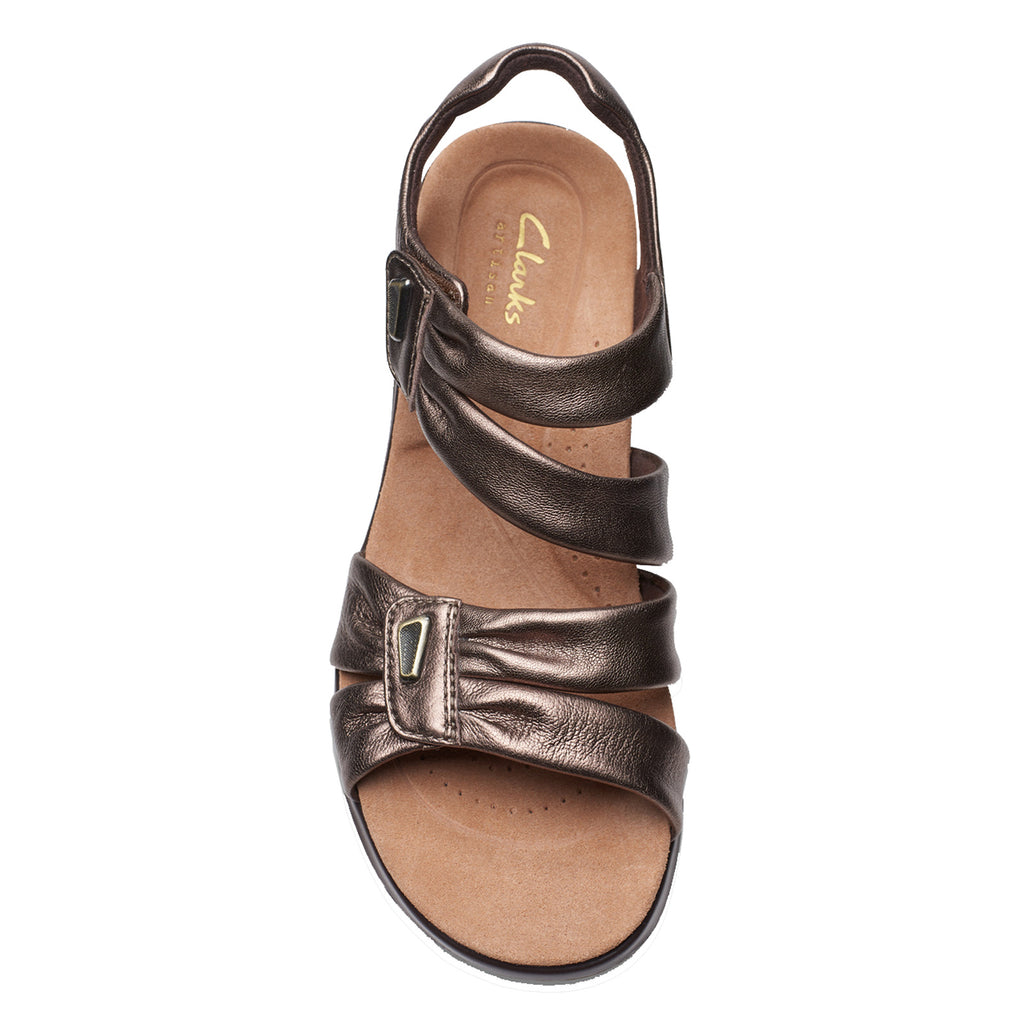 Women's Clarks Kilty Ave Sandal BRONZE LEATHER 26177304