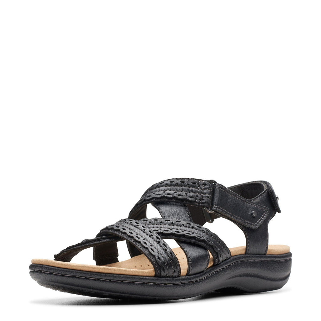 Women's Clarks Laurieann Rena Sandal BLACK COMBI 26177340