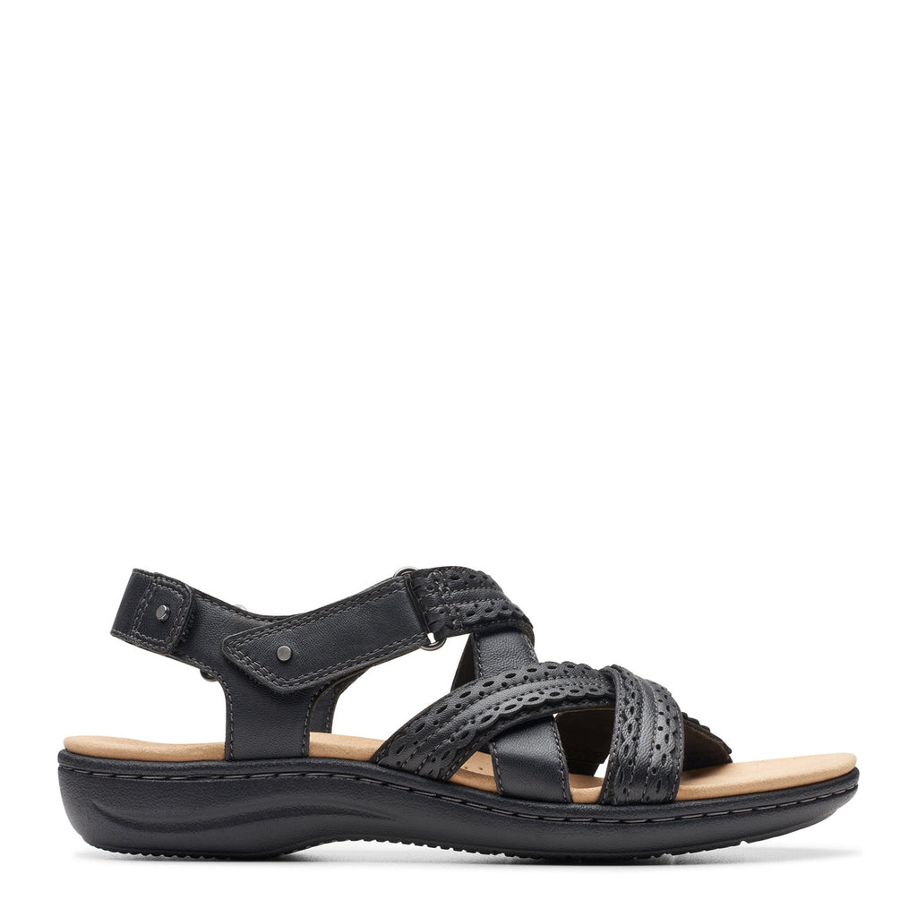 Women's Clarks Laurieann Rena Sandal BLACK COMBI 26177340