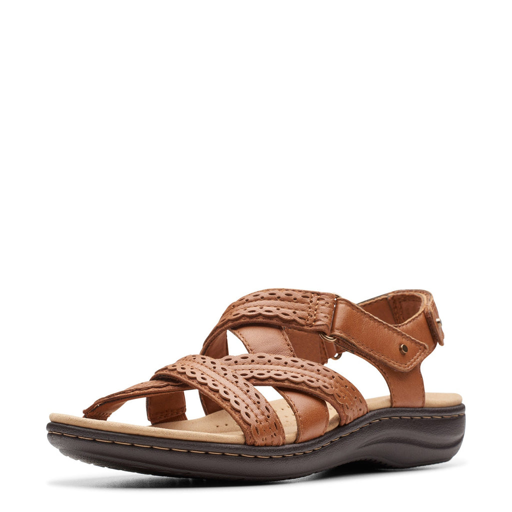 Women's Clarks Laurieann Rena Sandal TAN COMBI 26177344