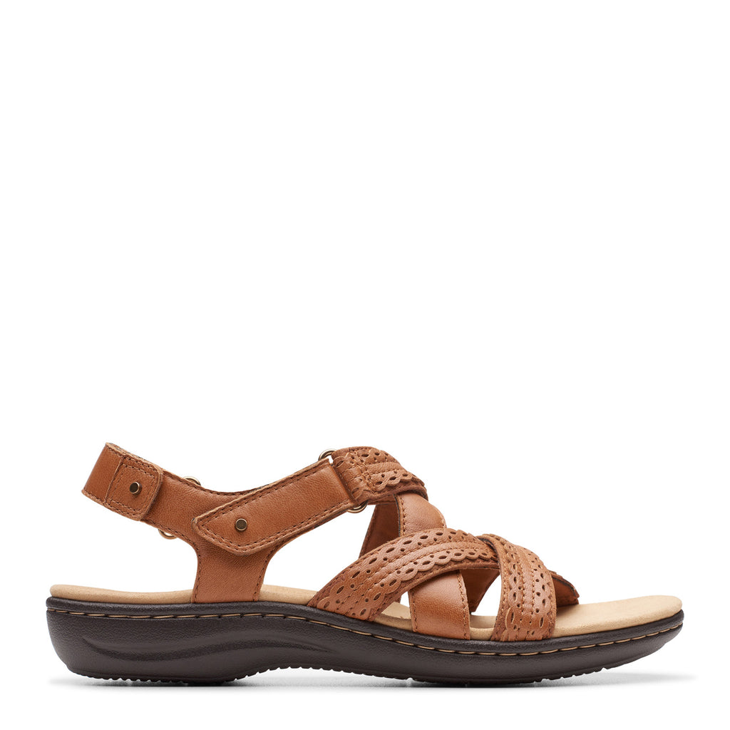 Women's Clarks Laurieann Rena Sandal TAN COMBI 26177344