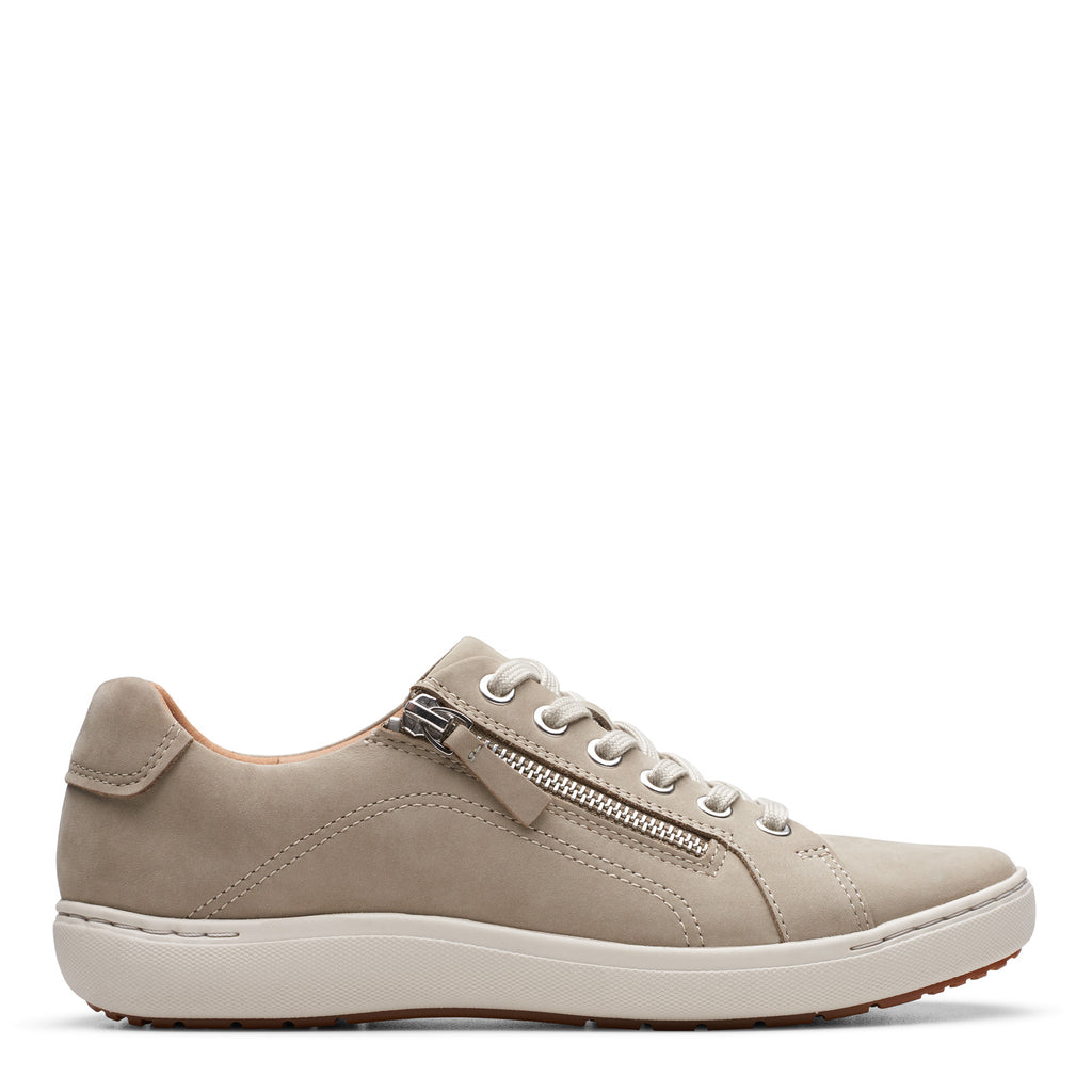 Women's Clarks Nalle Lace Sneaker STONE 26177360
