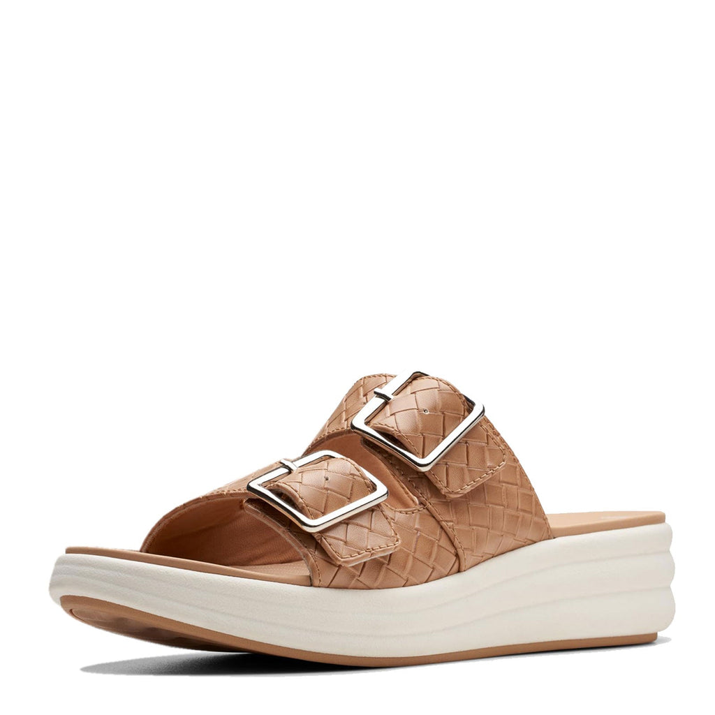 Women's Clarks Drift Buckle Sandal WARM BEIGE 26177848