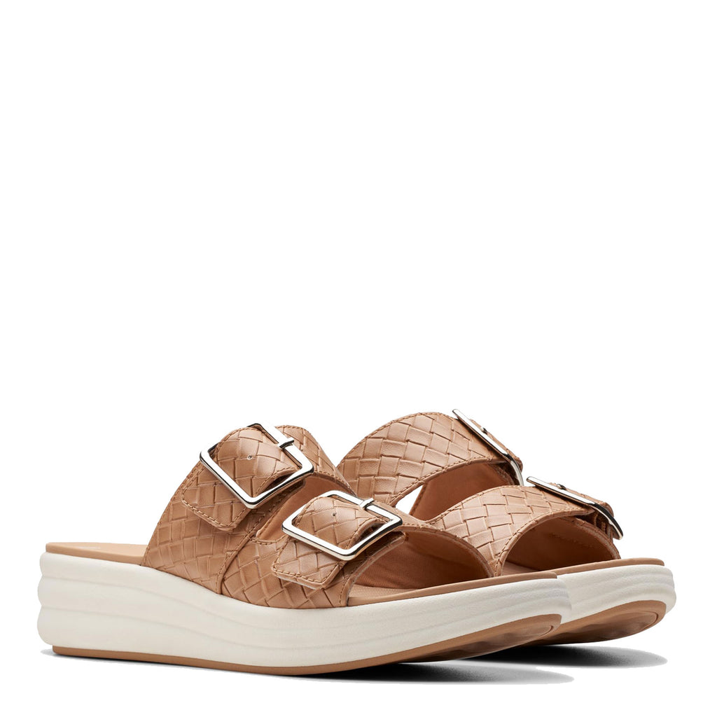Women's Clarks Drift Buckle Sandal WARM BEIGE 26177848