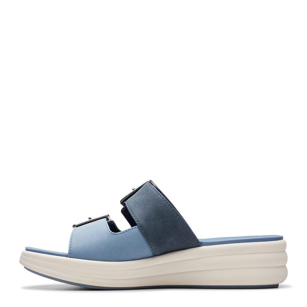 Women's Clarks Drift Buckle Sandal DENIM COMBI 26177852
