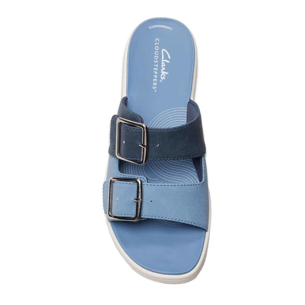 Women's Clarks Drift Buckle Sandal DENIM COMBI 26177852