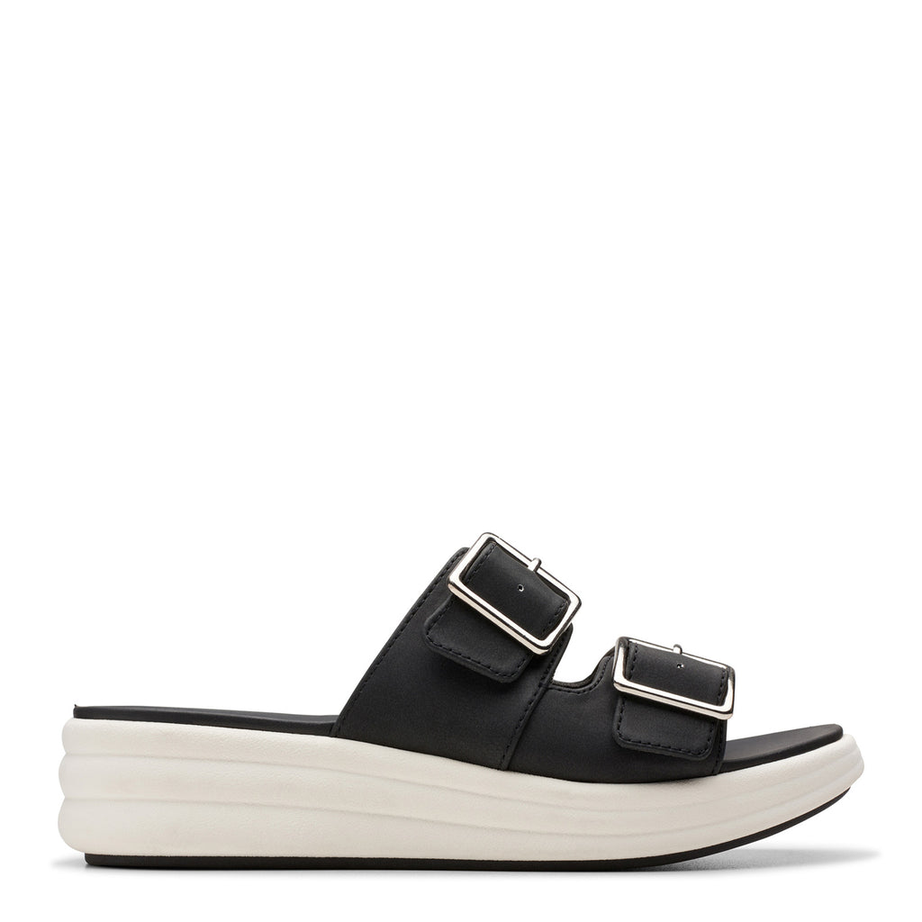 Women's Clarks Drift Buckle Sandal BLACK 26177855