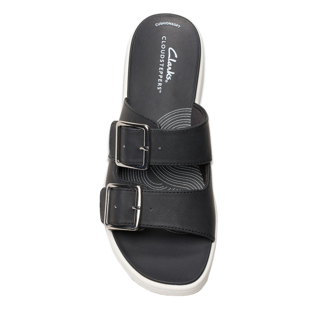 Women's Clarks Drift Buckle Sandal BLACK 26177855