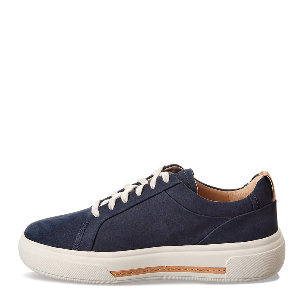 Women's Clarks Hollyhock Walk Sneaker NAVY NUBUCK 26178029