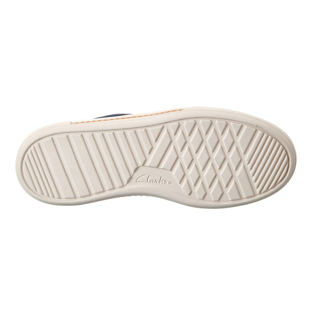 Women's Clarks Hollyhock Walk Sneaker NAVY NUBUCK 26178029