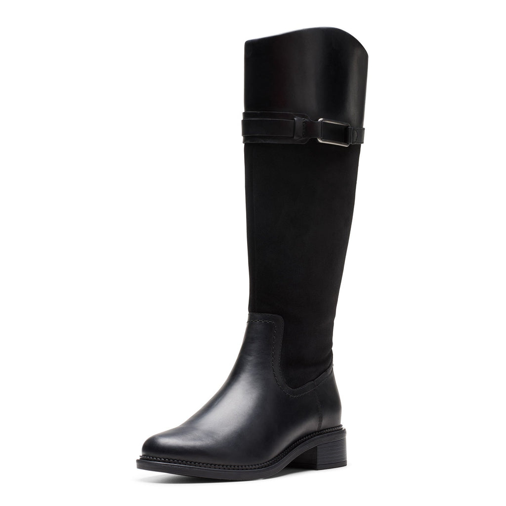 Women's Clarks Maye Carly Boot BLACK 26179644