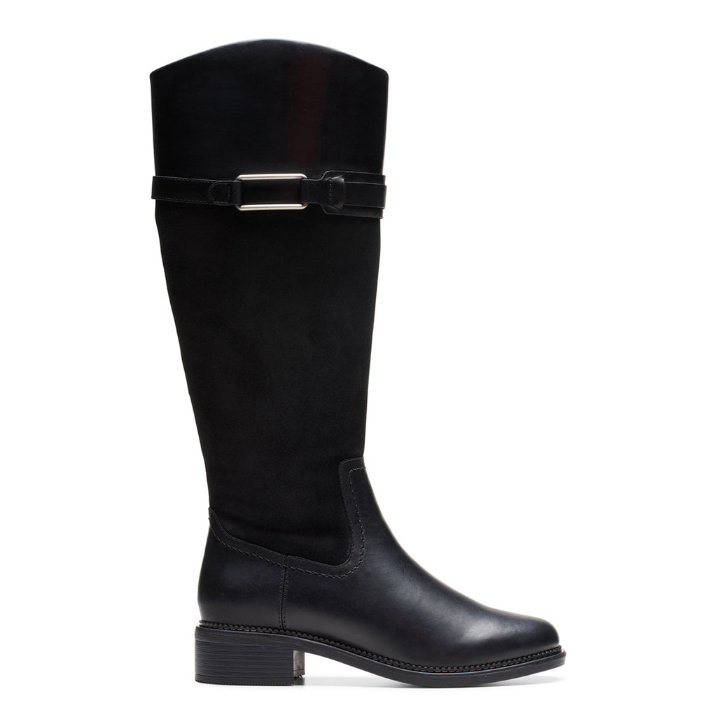 Women's Clarks Maye Carly Boot BLACK 26179644