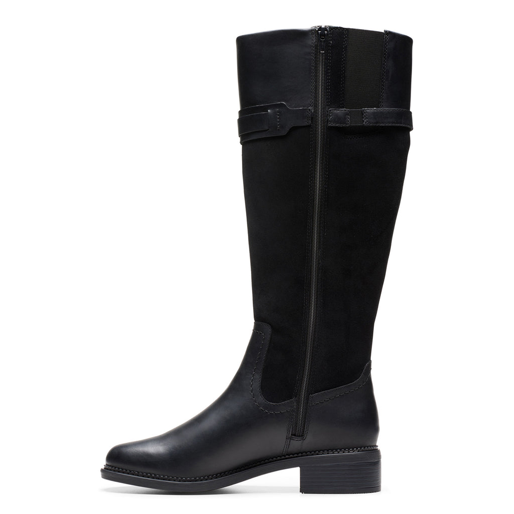 Women's Clarks Maye Carly Boot BLACK 26179644