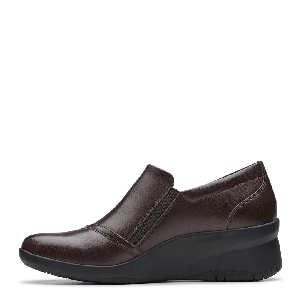 Women's Clarks Suttyn Zip Bootie CHOCOLATE 26180146