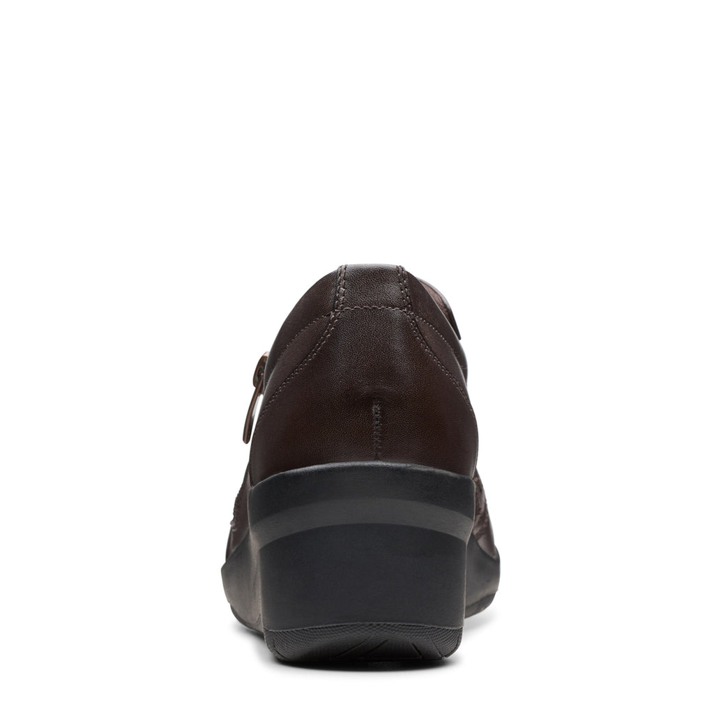 Women's Clarks Suttyn Zip Bootie CHOCOLATE 26180146