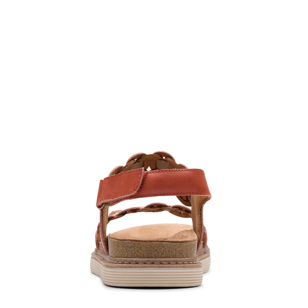 Women's Clarks Arwell Glide Sandal ORANGE COMBI 26181411