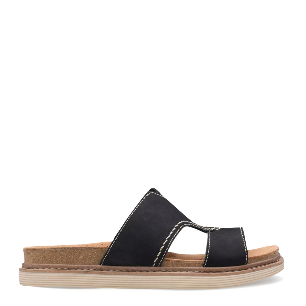 Women's Clarks Arwell Walk Sandal BLACK NUBUCK 26181416