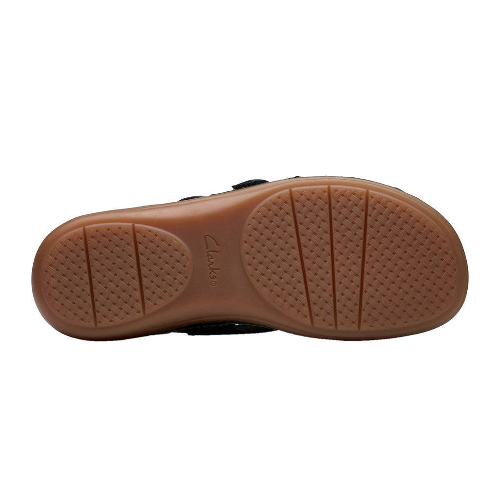 Women's Clarks Cecily Slide Sandal BLACK 26181418