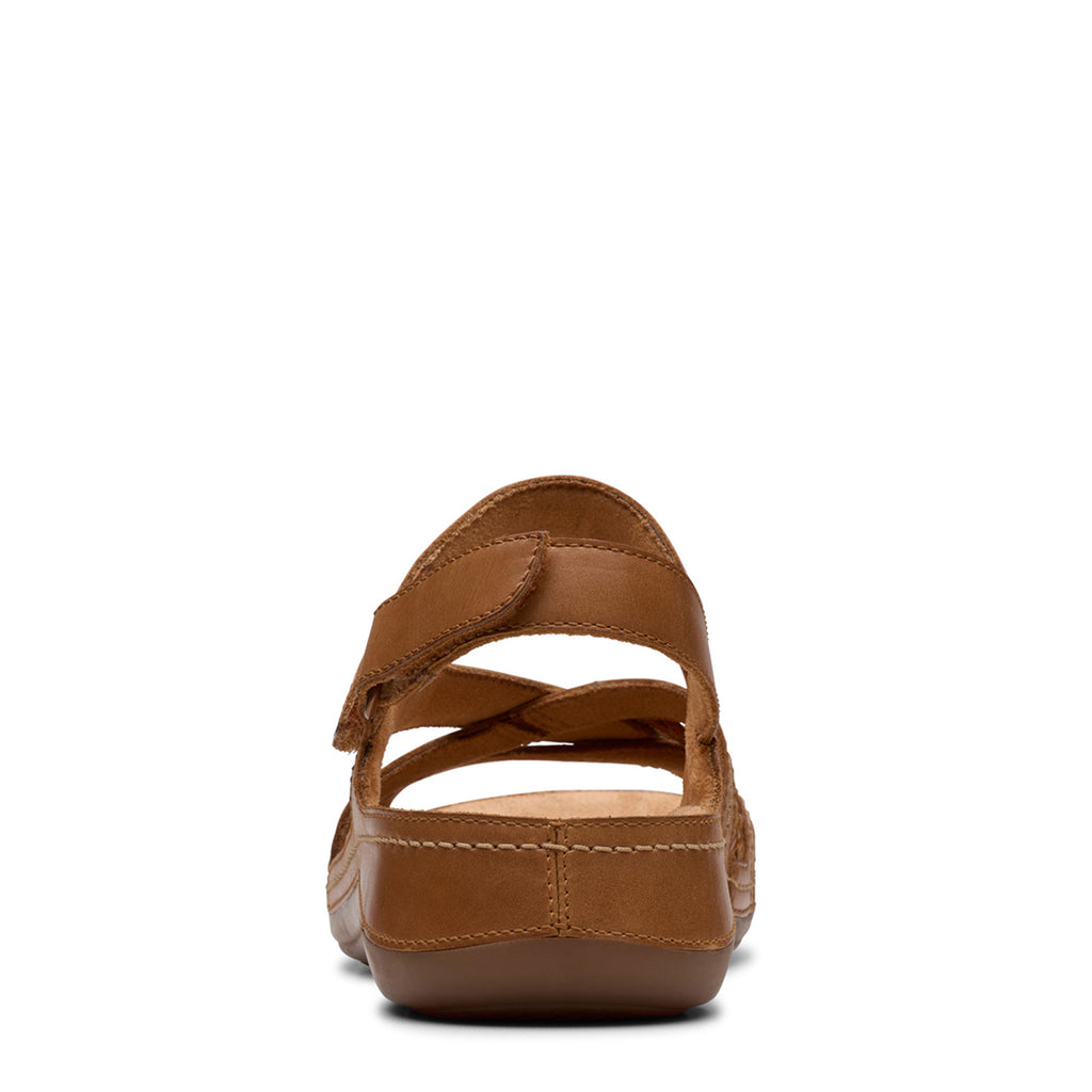 Women's Clarks Cecily Strap Sandal TAN COMBI 26181427
