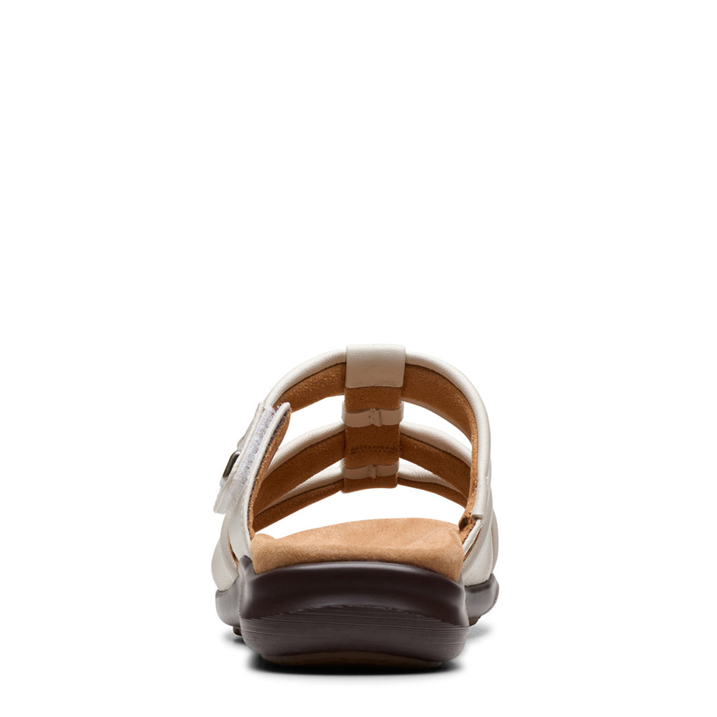 Women's Clarks Kilty Slide Sandal CREAM 26181446