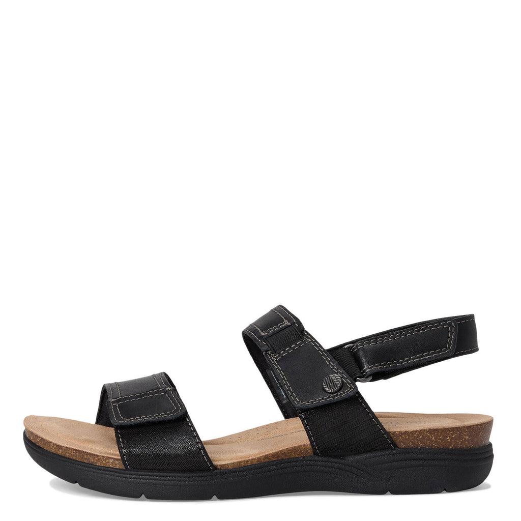 Women's Clarks April Clover Sandal BLACK 26181546