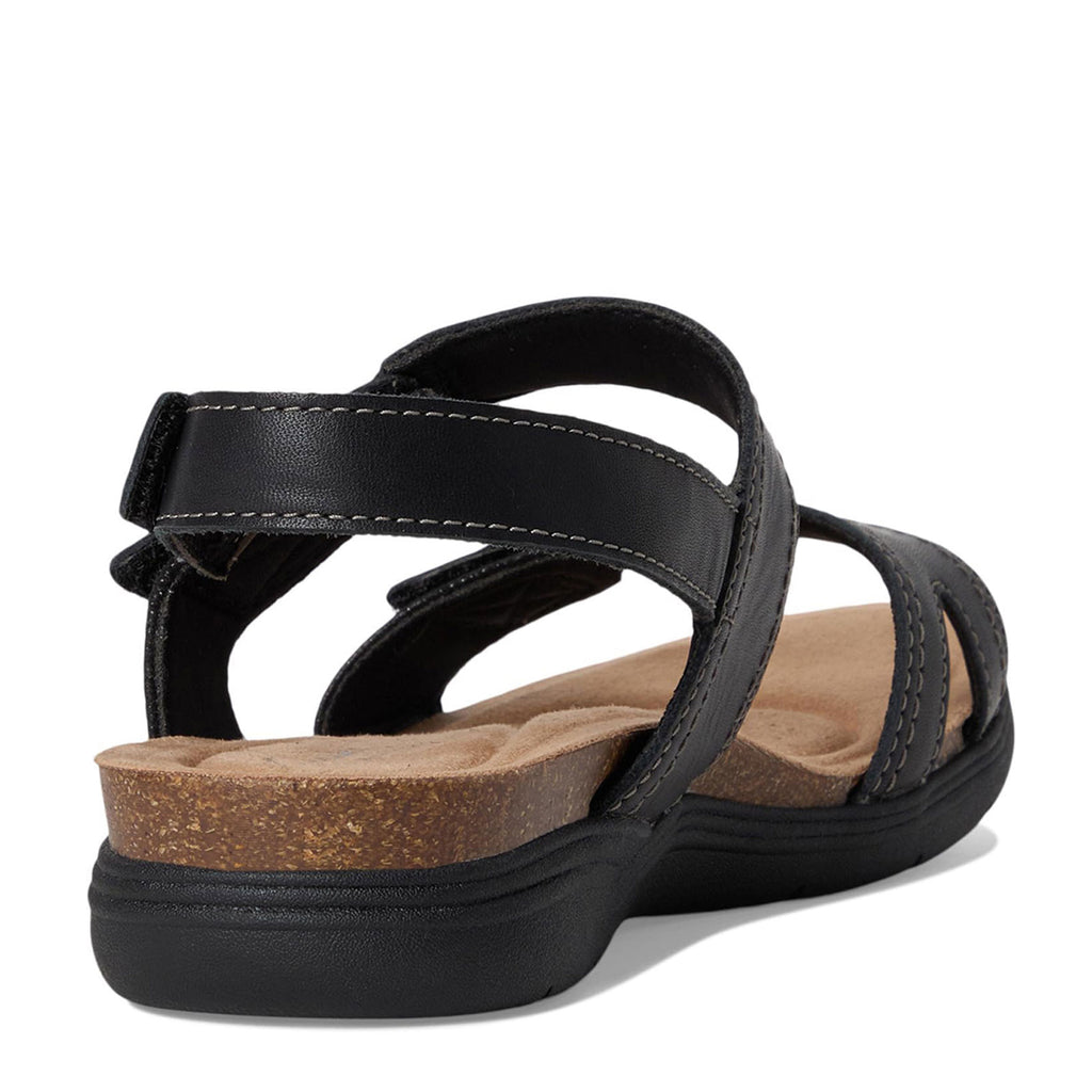 Women's Clarks April Clover Sandal BLACK 26181546