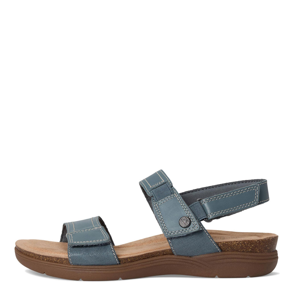 Women's Clarks April Clover Sandal BLUE GRAY 26181547