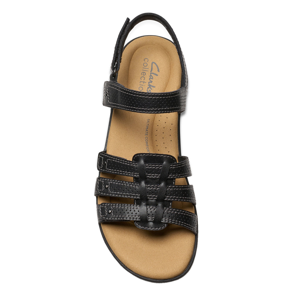 Women's Clarks Elizabelle Kay Sandal BLACK 26181576