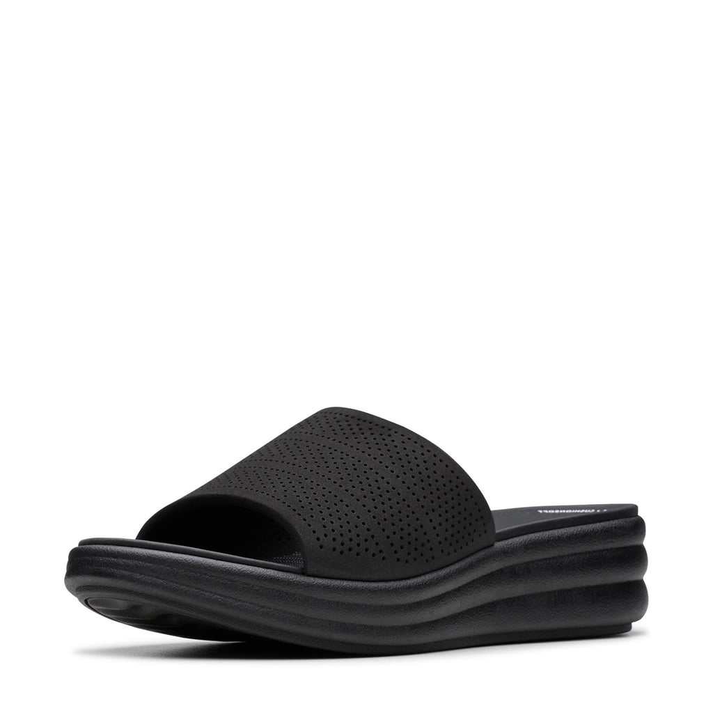 Women's Clarks Drift Twist Sandal BLACK 26181603