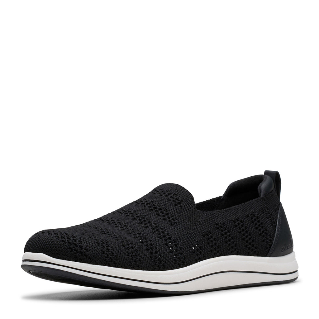 Women's Clarks Breezey Izzy Slip-On BLACK 26181900