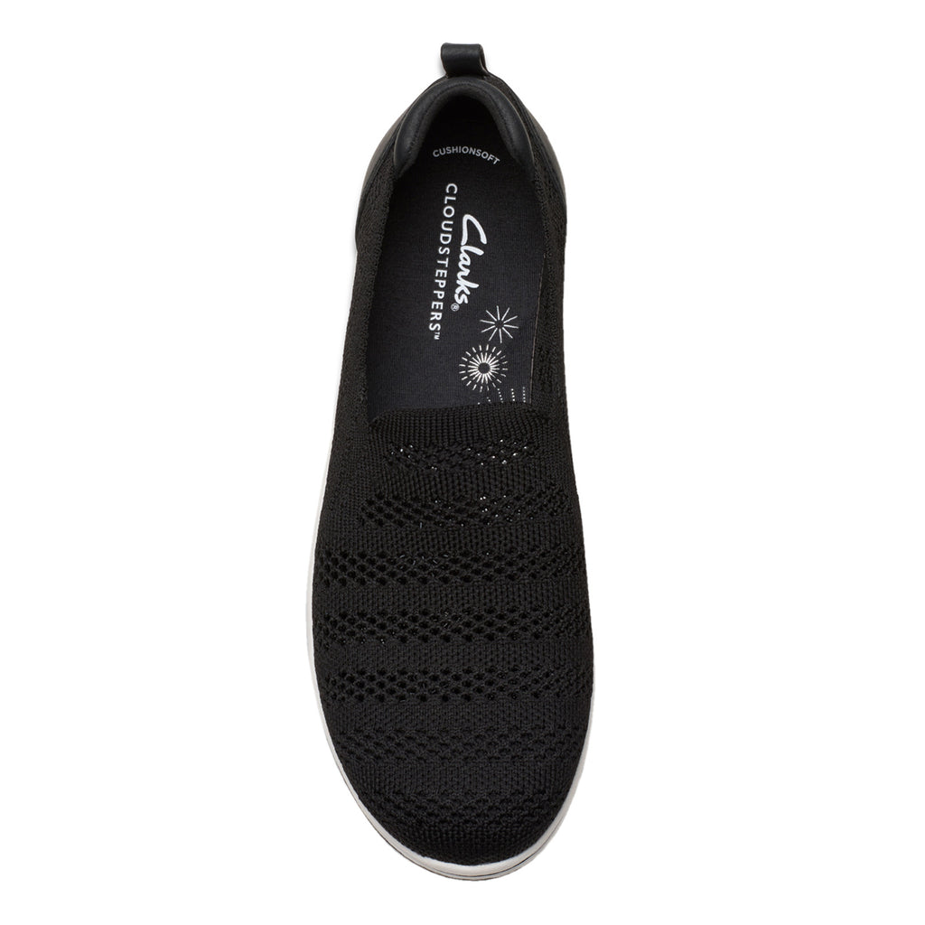 Women's Clarks Breezey Izzy Slip-On BLACK 26181900