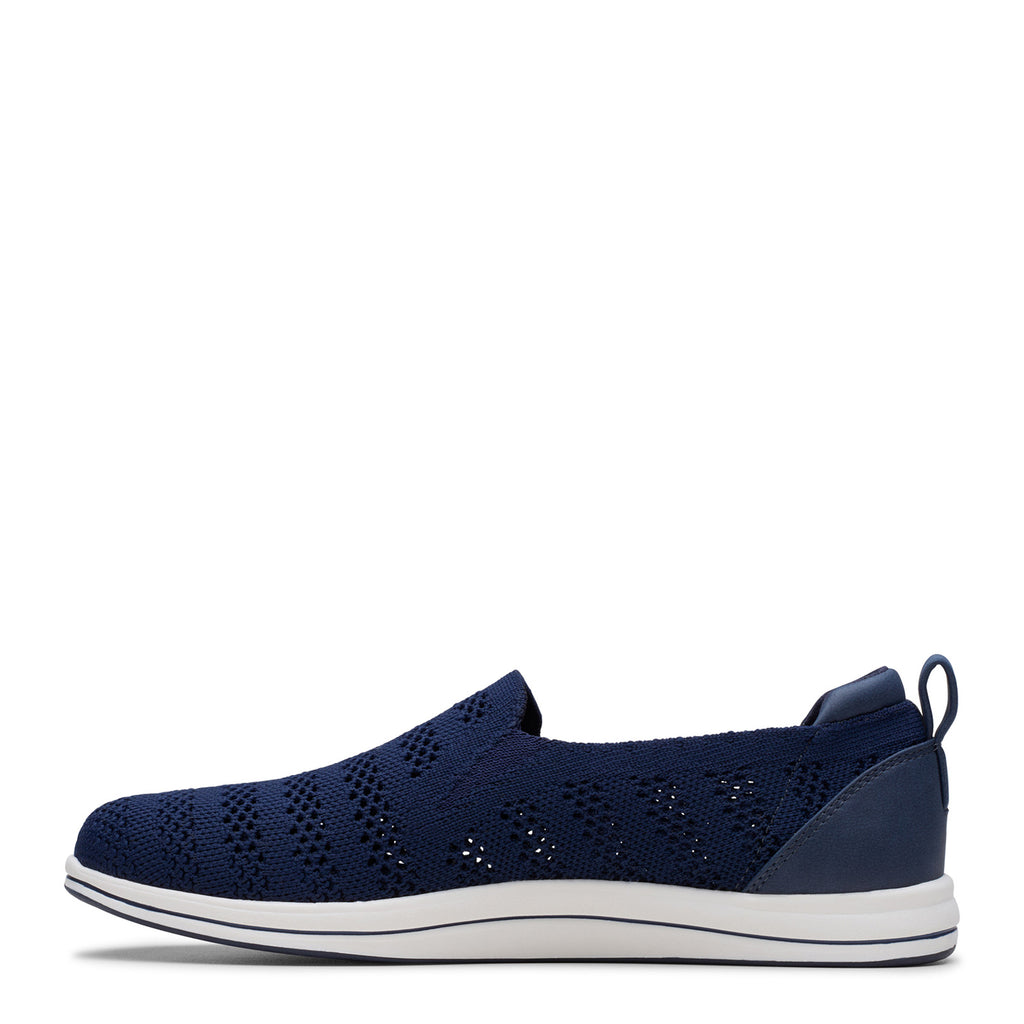 Women's Clarks Breezey Izzy Slip-On NAVY 26181902