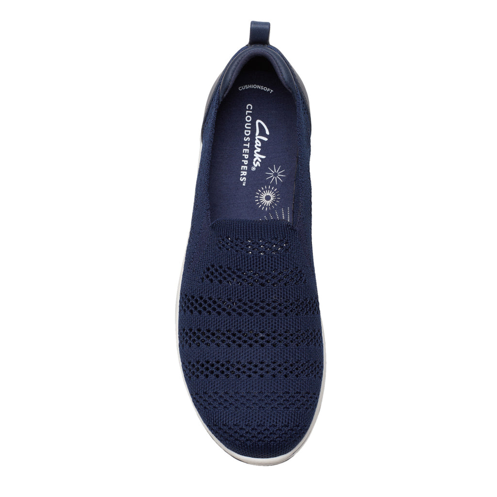 Women's Clarks Breezey Izzy Slip-On NAVY 26181902