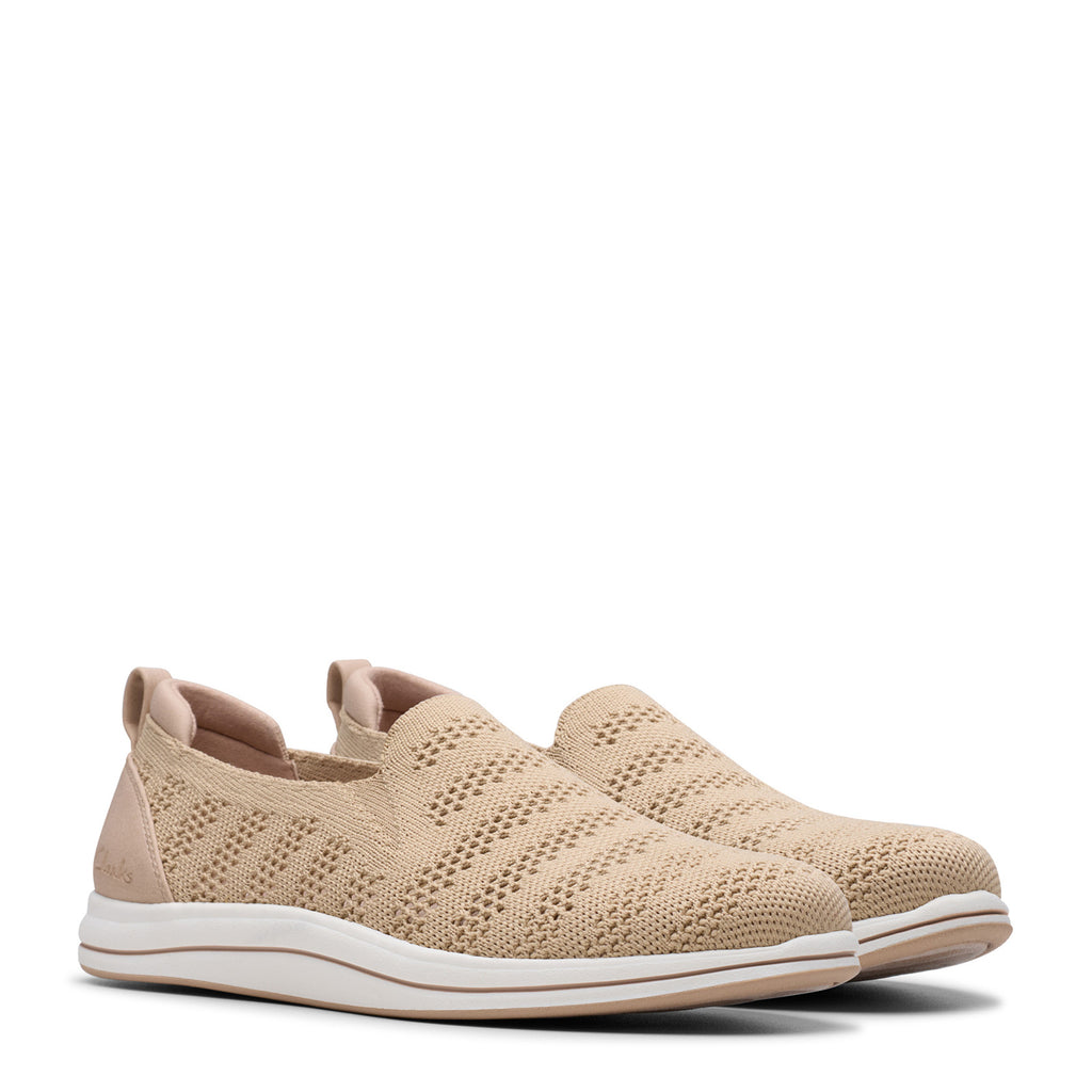 Women's Clarks Breezey Izzy Slip-On SAND 26181903