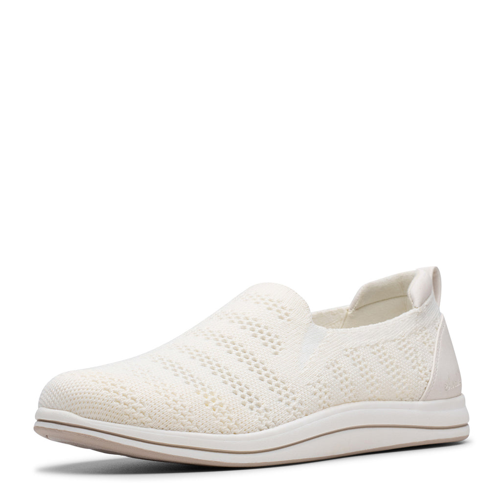 Women's Clarks Breezey Izzy Slip-On WHITE 26182241