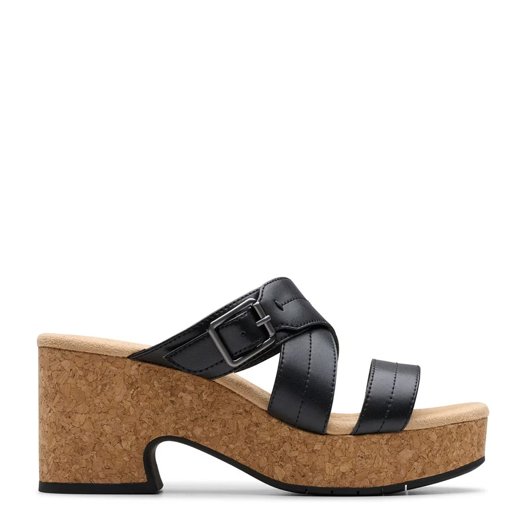 Women's Clarks Nerisa Holly Sandal BLACK 26182272